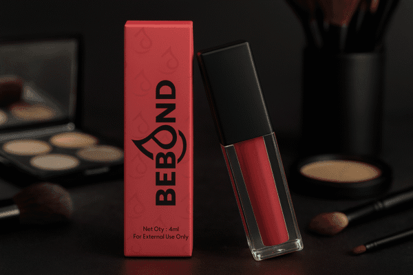 bebond beauty velvet liquid lipstick — crimson authority